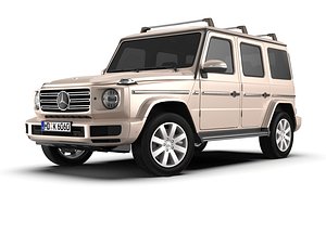 3D mercedes-benz g-class 2018 model