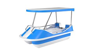 Pedal boat - blue model