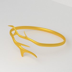 modern golden ring branches 3ds free