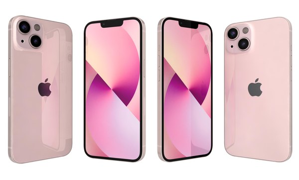 3D model Apple iPhone 13 Pink