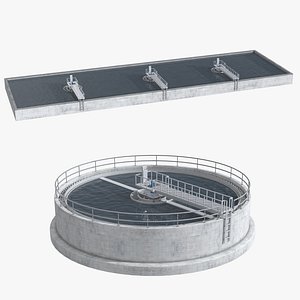 Wastewater Treatment Basin Set