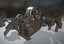 futuristic terrain walker rusty 3ds