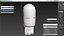 Halogen Capeless T10 W5W Light Bulb