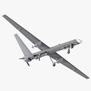 3D Unmanned Combat Aerial Vehicle Rigged