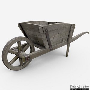 3d model push cart