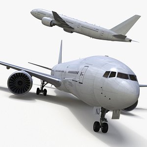 Boeing 777-200ER Passenger Aircraft Rigged