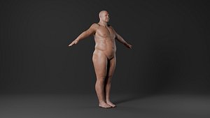 Realistic - Man Base Mesh 3D model 3D