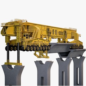 Bridge Girder Erection Machine SLJ900 With The Bridge PBR