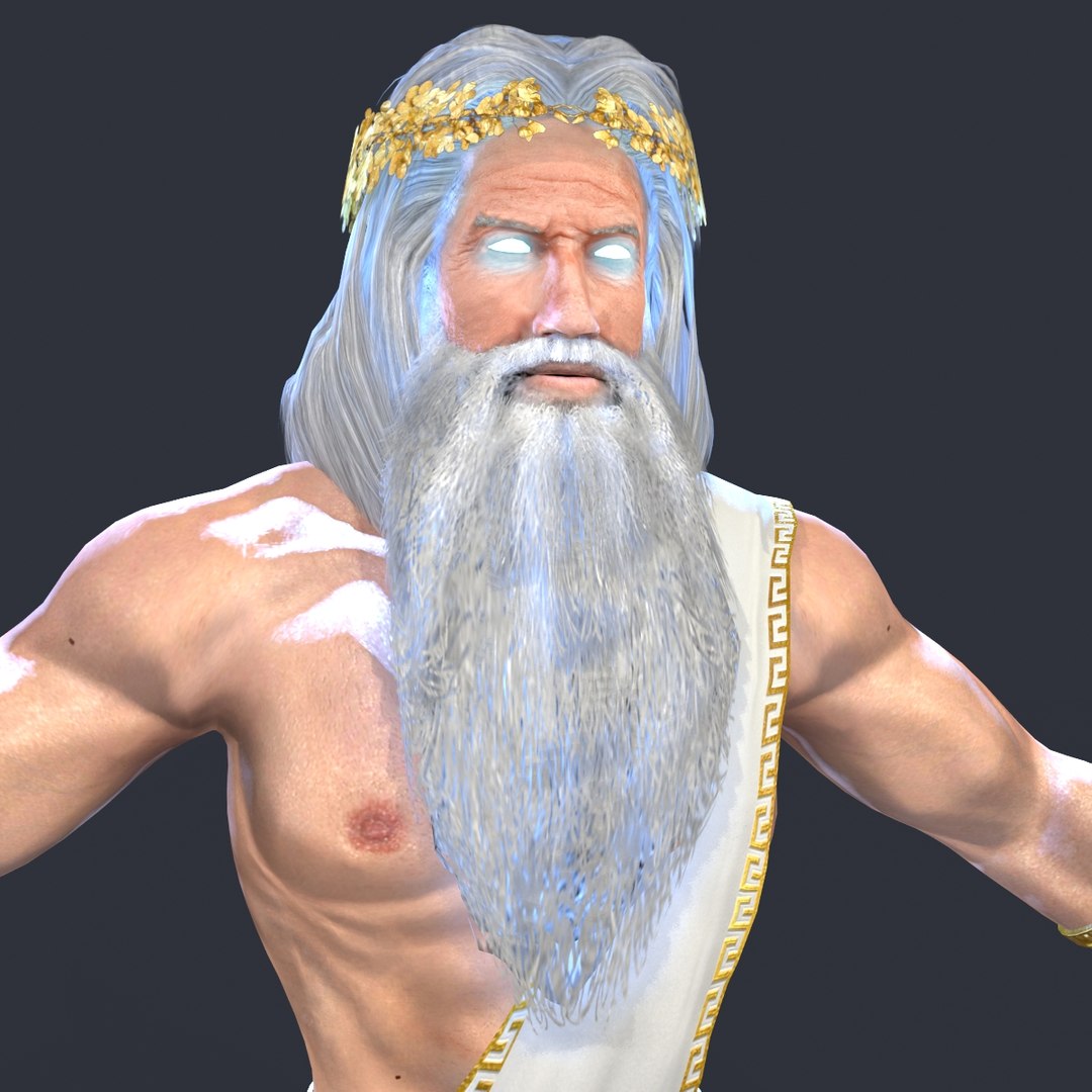 Greek God Zeus 3D Model - TurboSquid 1425254