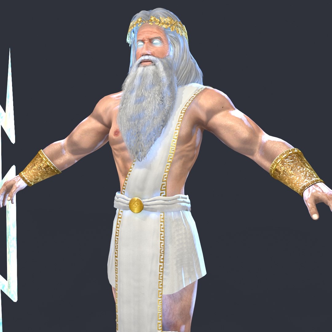 Greek God Zeus 3D Model - TurboSquid 1425254