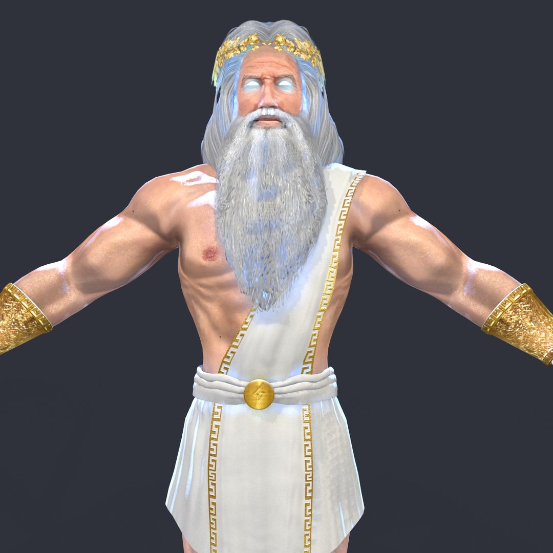 Greek God Zeus 3D Model - TurboSquid 1425254