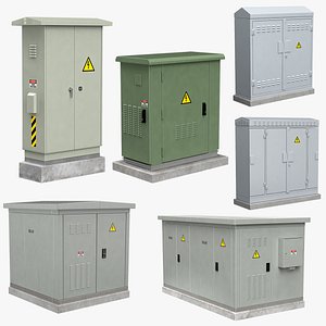 3D Utility Box Collection