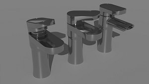 3D water tap model