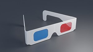 3D Glasses with 2K textures