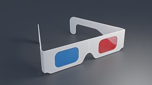 3D Glasses with 2K textures
