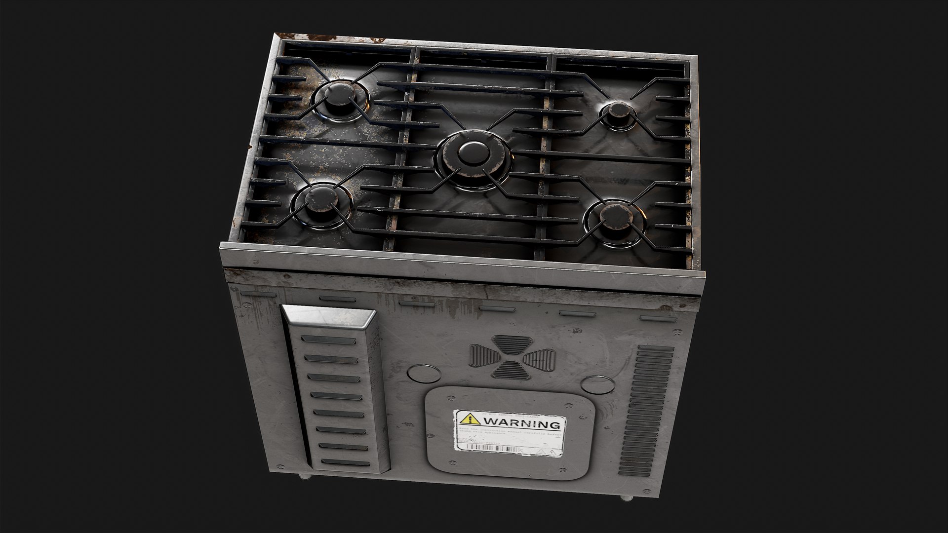 3D model Gas Stove - Game ready props Low-poly - TurboSquid 2034566