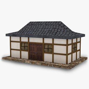 asian temple 3d model