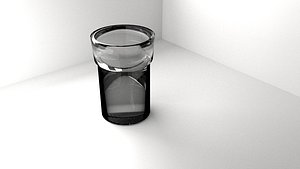 glass cup 3D model