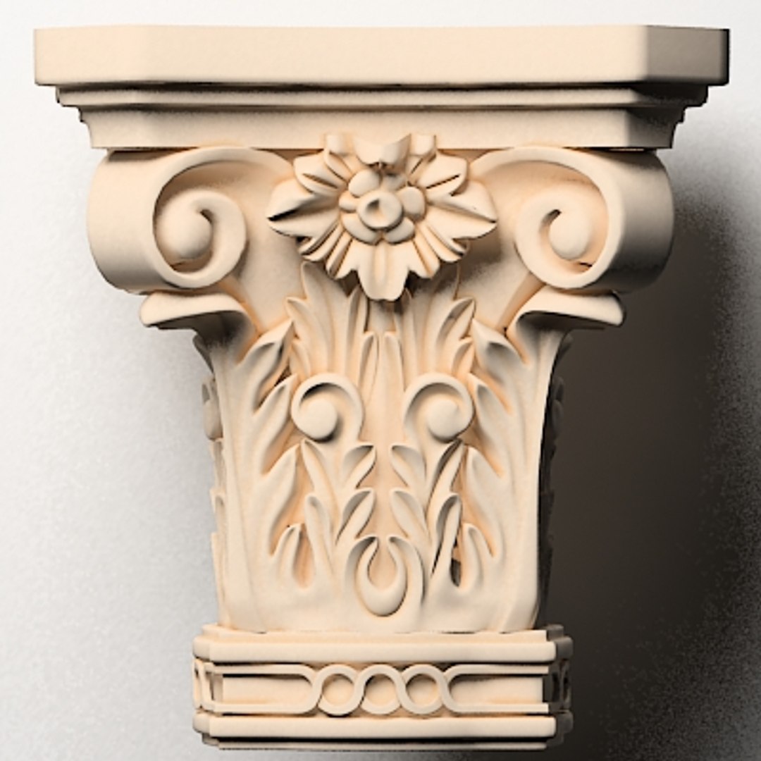 3d Model Column Capitol