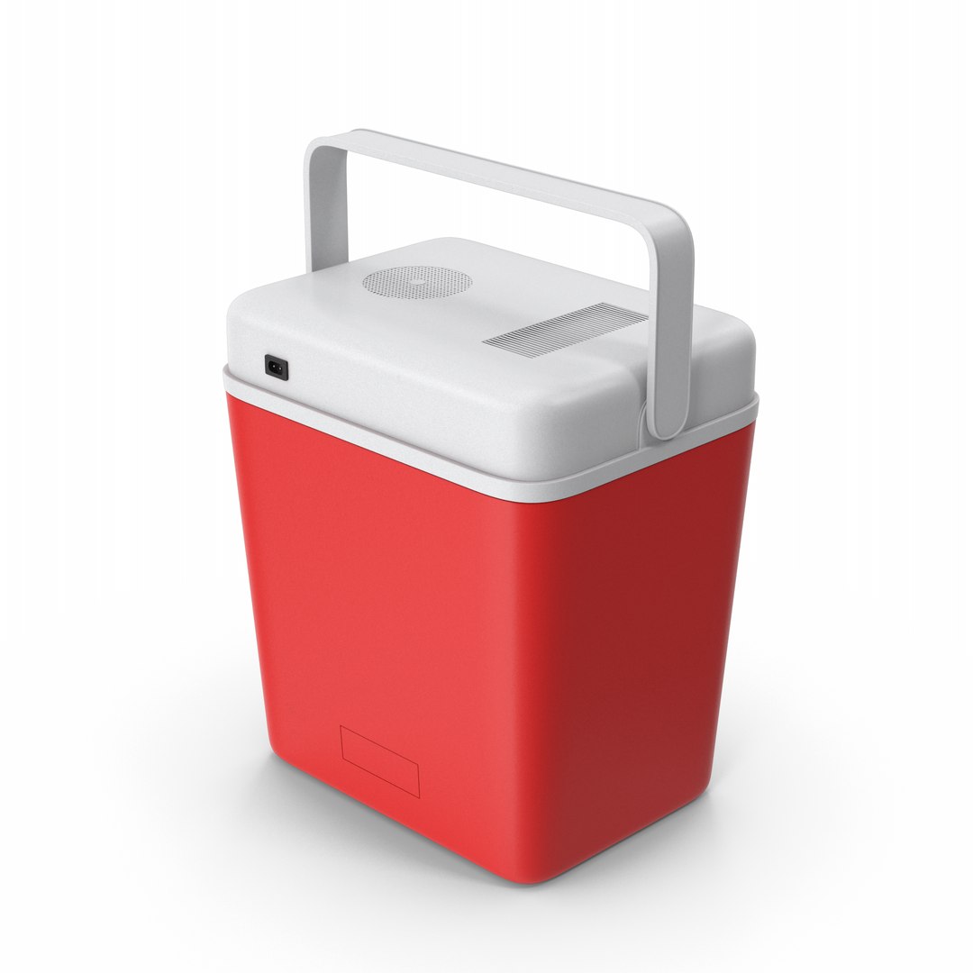 Red Electric Coolbox Model - TurboSquid 2338694