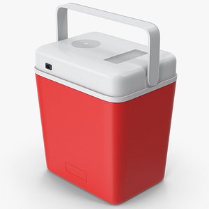 Red Electric Coolbox