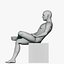 Mannequin masculin en pose 9 PBR