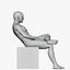 Mannequin masculin en pose 9 PBR