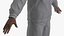 Black Worker in Industrial Uniform A-Pose