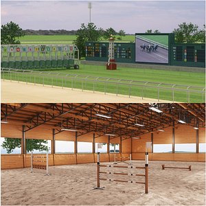 Horse Track and Riding Arena