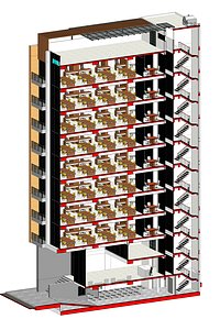 Office Building 9x22 Basic design