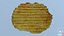 Crinkle Cut Chip 3D model