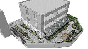 Garden Coffee 3D model