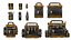 Sci-Fi Tool Kits Tasche Kanister Container - Kitbash