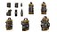 Sci-Fi Tool Kits Tasche Kanister Container - Kitbash
