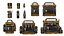 Sci-Fi Tool Kits Tasche Kanister Container - Kitbash