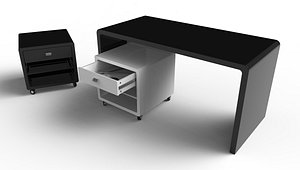 3d sketchup office desk