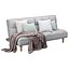 Sofa Bed Siljan Fabric Light Grey
