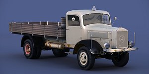 3D model mercedes-benz l 4500 truck