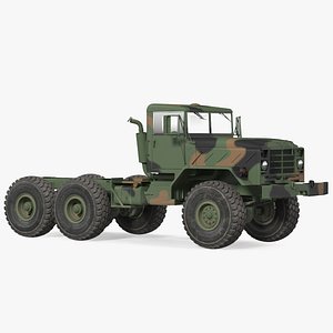 M939 Military Truck Green Rigged