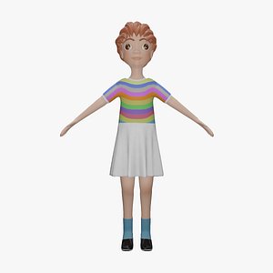 Cartoon girl 2