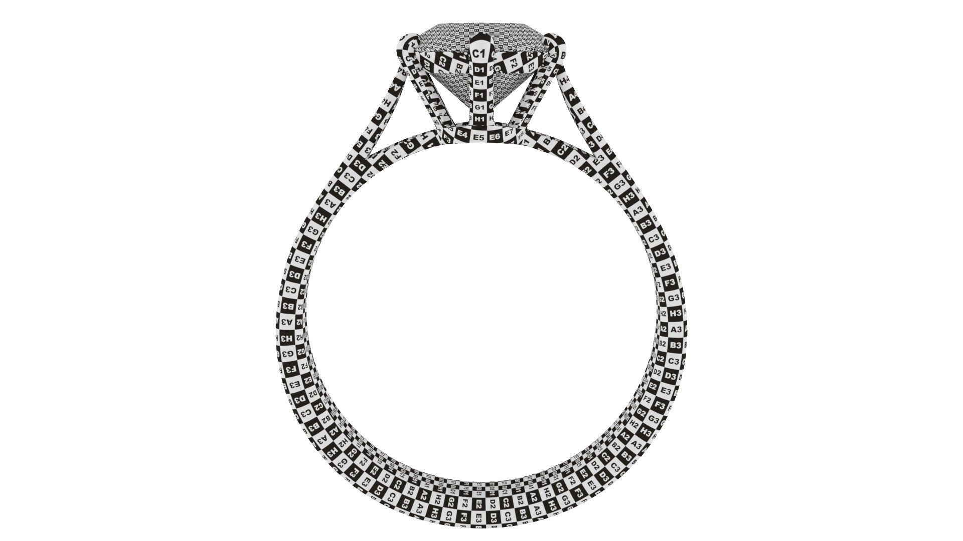 Realistic Diamond Ring 3D - TurboSquid 1668199