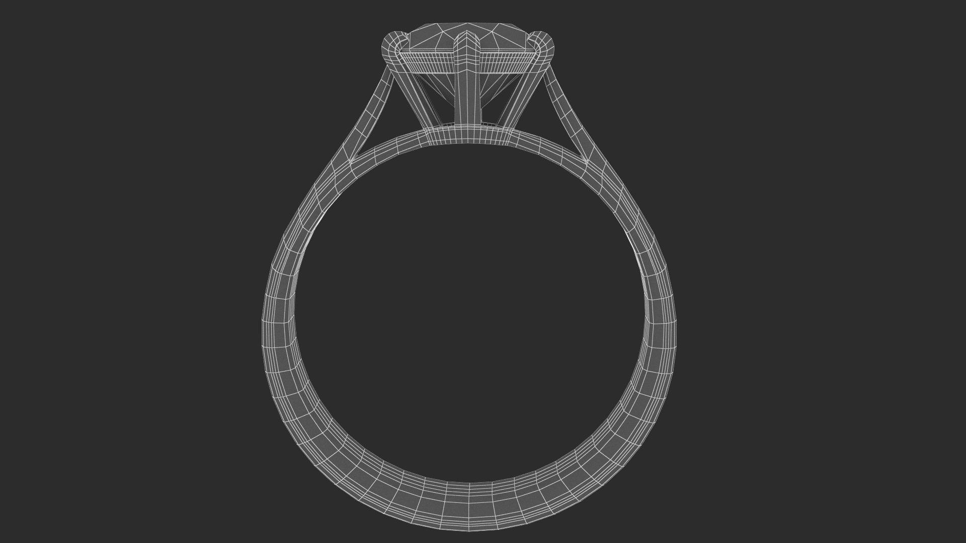 Realistic Diamond Ring 3D - TurboSquid 1668199