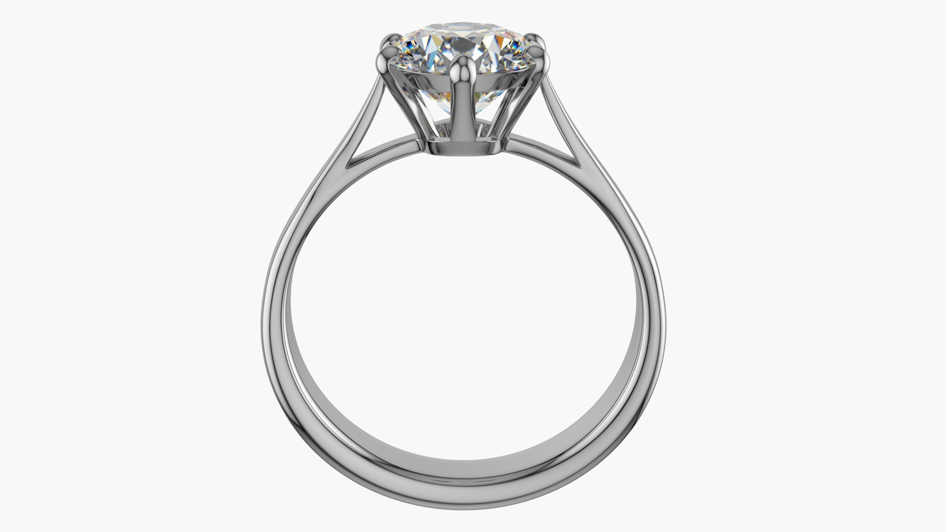 Realistic Diamond Ring 3D - TurboSquid 1668199