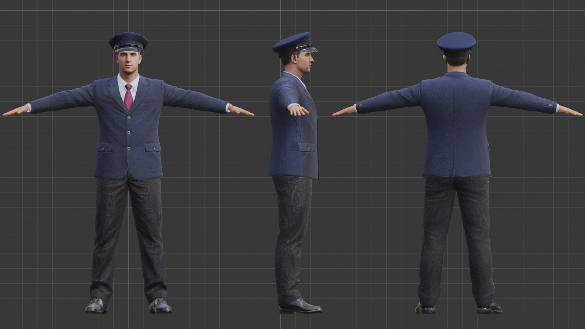 Taxi Driver - Rigged model https://p.turbosquid.com/ts-thumb/Zq/mTQf9s/Bk/4/png/1793111738/1920x1080/fit_q87/a73ceb59054aa86b00f583b88101e98bfe87da60/4.jpg