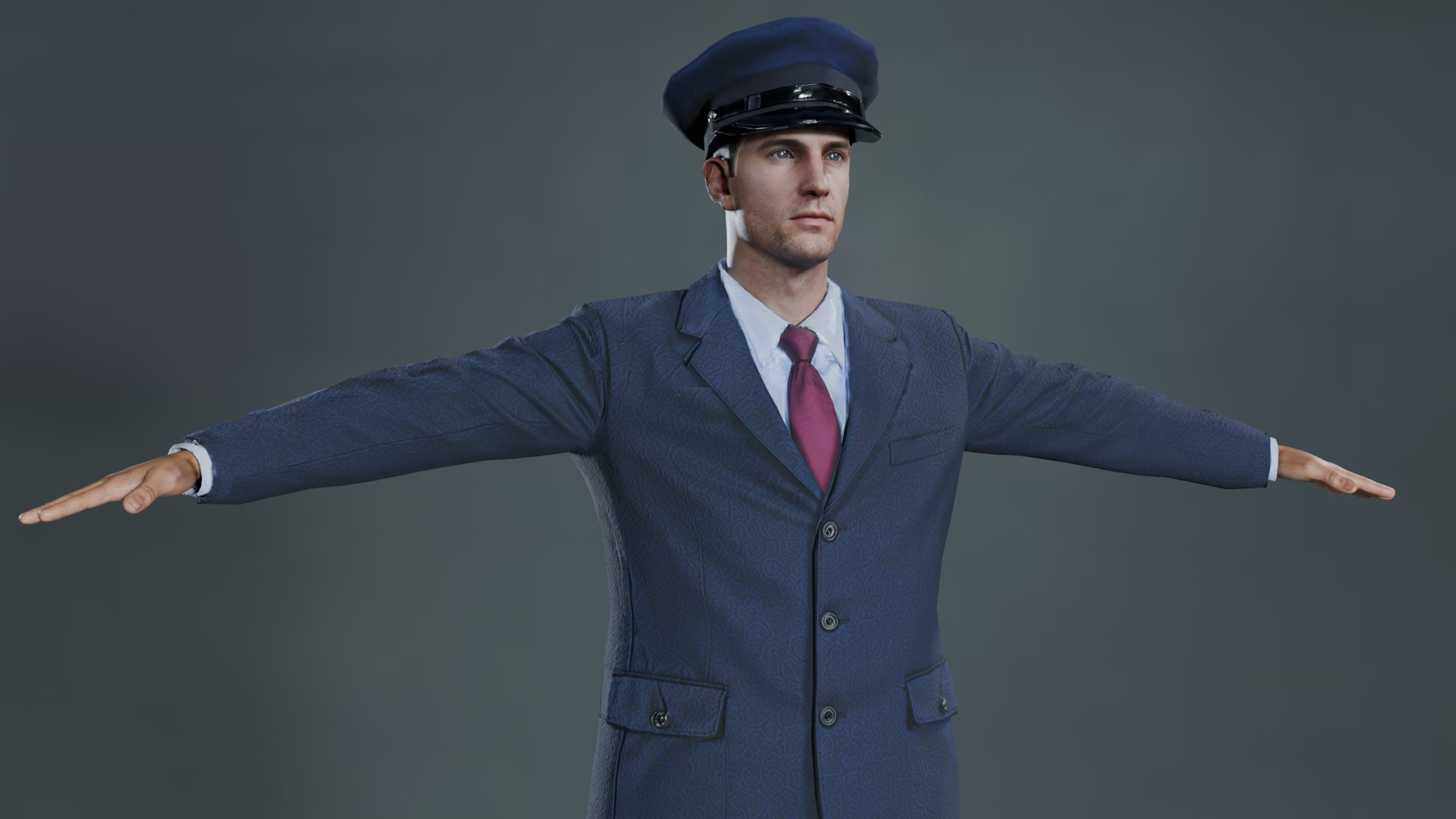 Taxi Driver - Rigged model https://p.turbosquid.com/ts-thumb/Zq/mTQf9s/wD/7/png/1793111740/1920x1080/fit_q87/bedb6fb11c3341d7477a61912200a6cff681abed/7.jpg