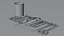 Stationery Collection Lowpoly