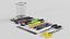 Stationery Collection Lowpoly