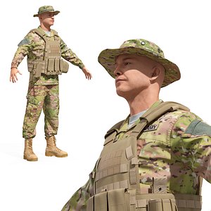Military Operator in Plate Carrier
