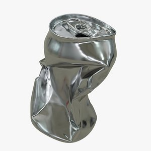 Crushed Aluminum Can 04