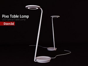 3d model of pixo optical table lamp